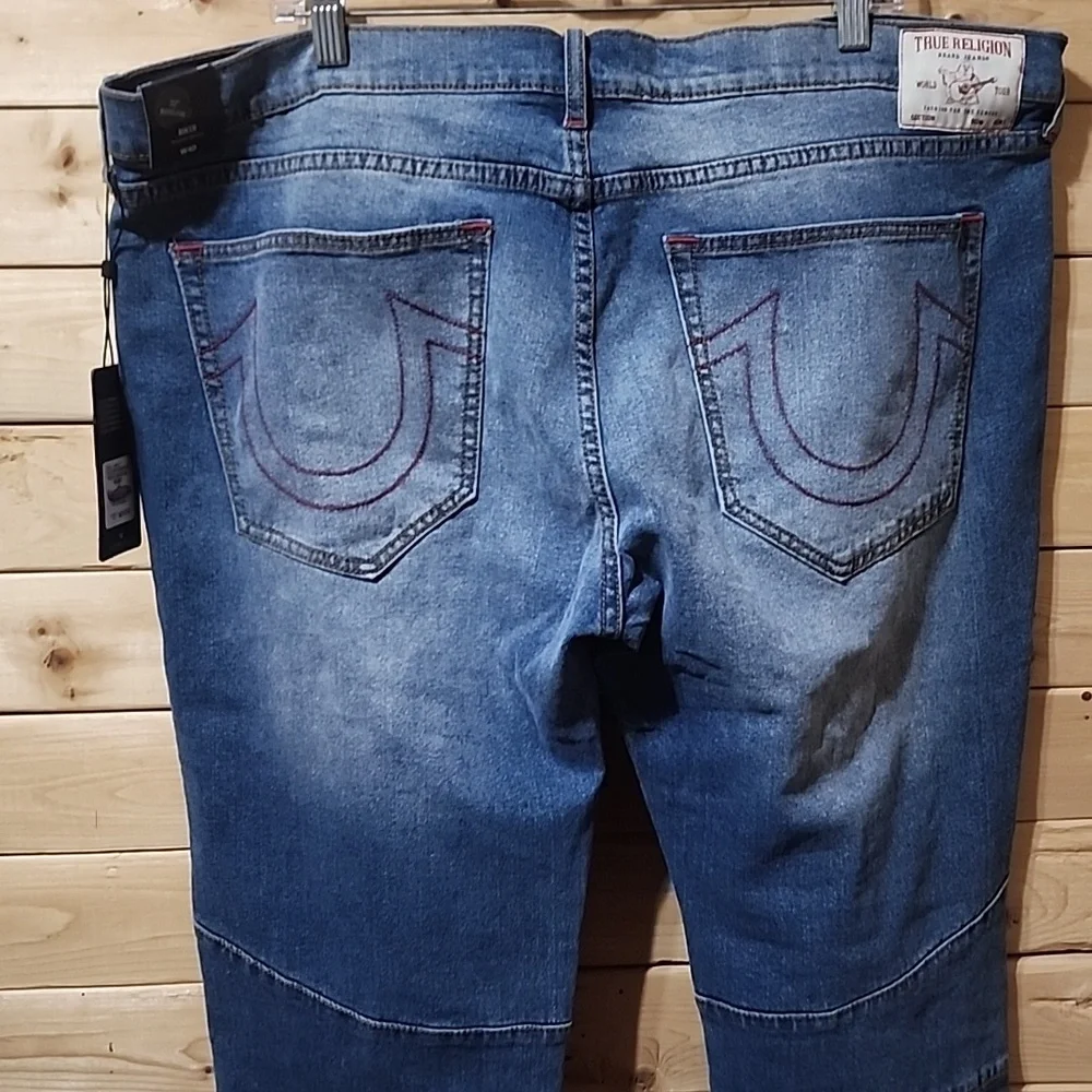 Mens True Religion Jeans Size 40 NEW Style Rocco Moto Great Christmas Gift